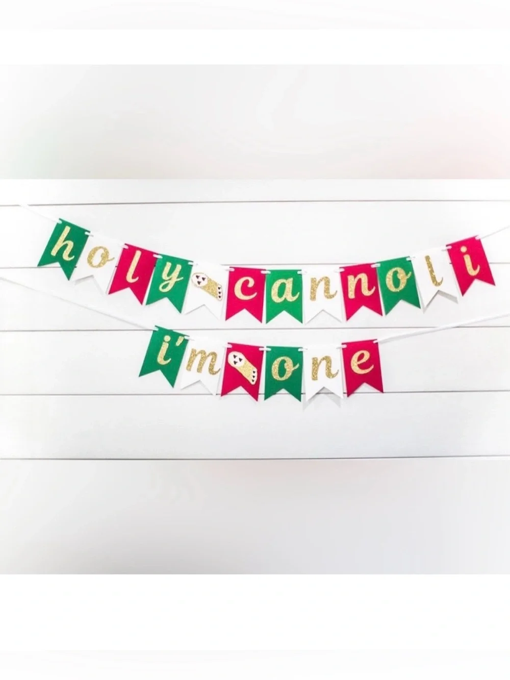 Holy Cannoli I'm One Birthday Decor Bundle